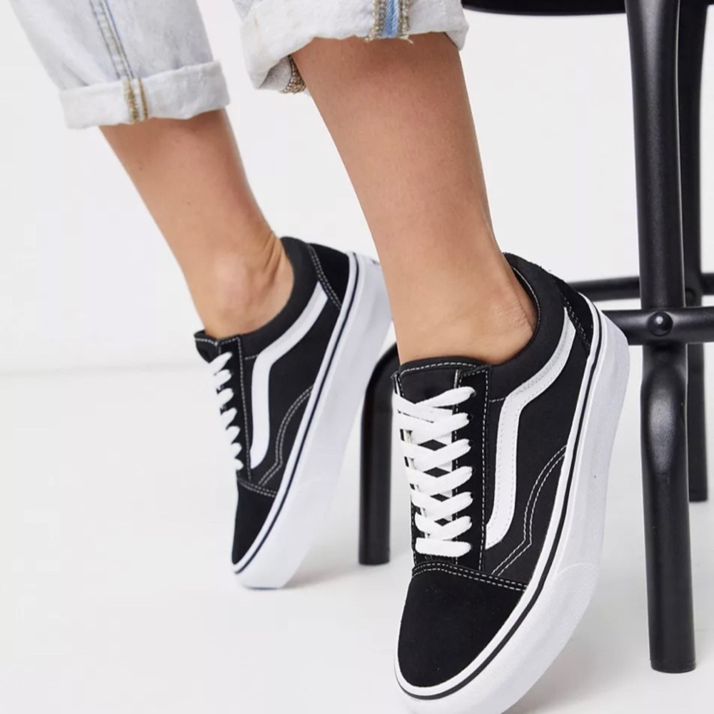 Black and White Old Skool Vans